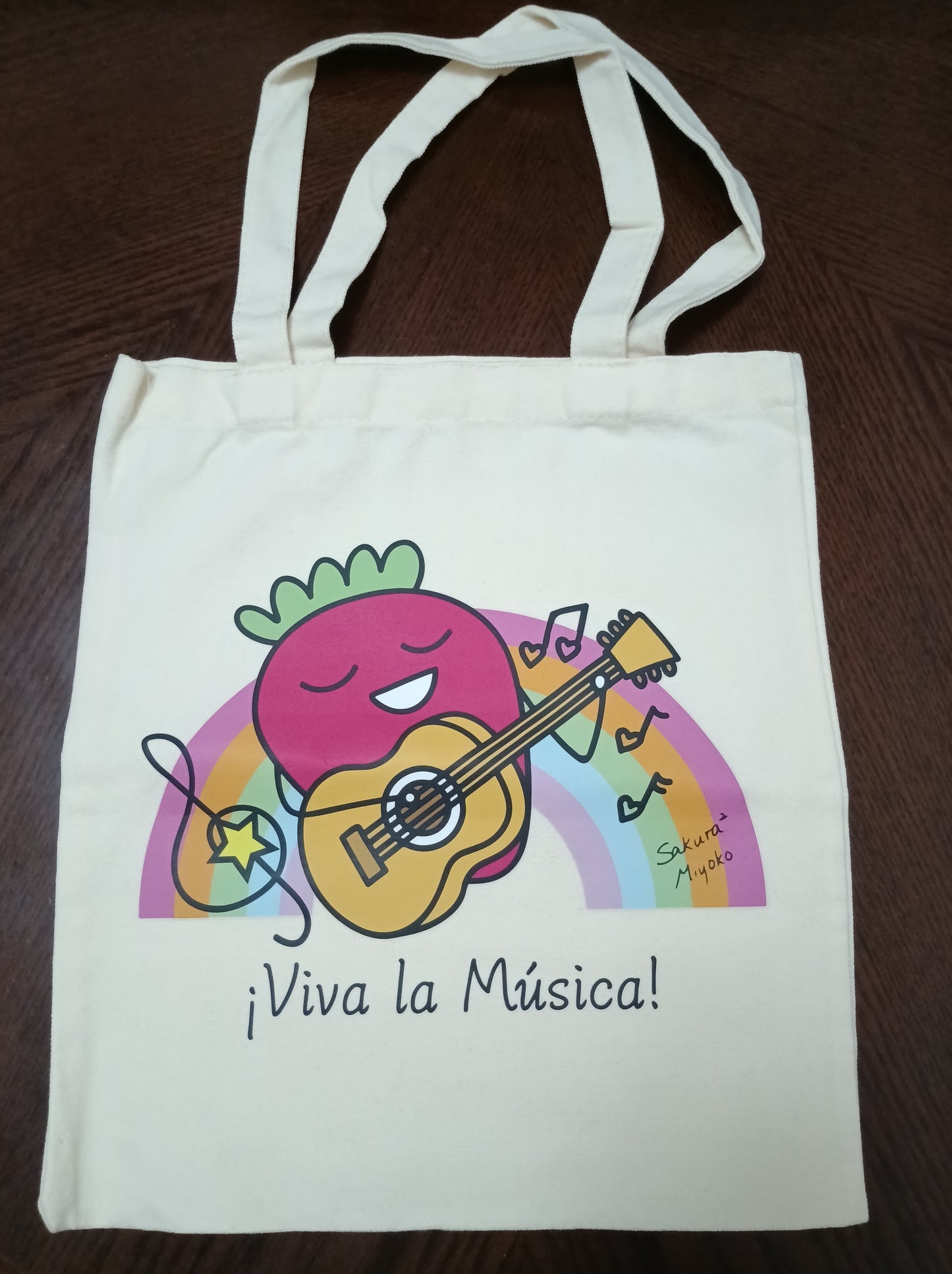 Viva la Musica A4 Canvas Bag