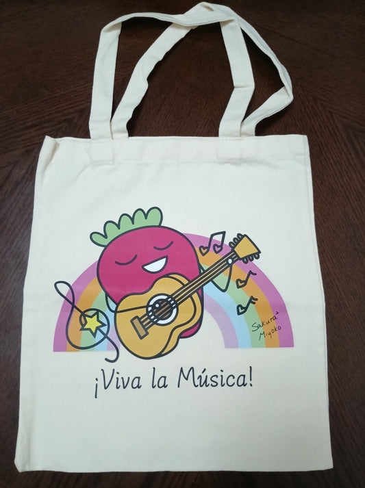 Viva la Musica A4 Canvas Bag